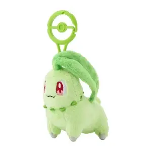 THEVOLTAGE.CL POKEMON CENTER ACCESORIOS MASCOTS LLAVERO CHIKORITA