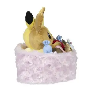 THEVOLTAGE.CL POKEMON CENTER PLUSH PIKACHU&EEVEE SAN VALENTIN