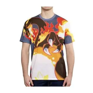 THEVOLTAGE.CL POKEMON CENTER VESTUARIO POLERA GIGANTAMAX CHARIZARD TALLA XL