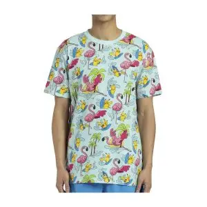 THEVOLTAGE.CL POKEMON CENTER VESTUARIO POLERA PIKACHU & FLAMINGO TALLA 2XL
