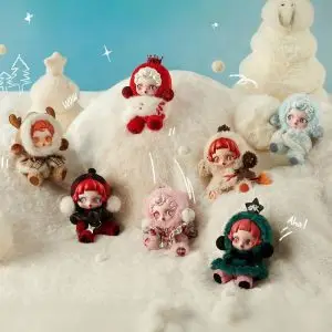 POP MART SKULLPANDA WINTER SYMPHONY LLAVERO