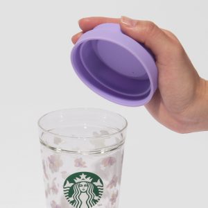 STARBUCKS SAKURA 2025 TAZA DE VIDRIO RESISTENTE AL CALOR CON DOBLE PARED 296ML - Imagen 3