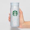 -         STARBUCKS SAKURA 2025 BOTELLA DE ACERO INOXIDABLE AZUL PÁLIDO IRIDISCENTE 355ML + LUCKY BAG - Imagen 3