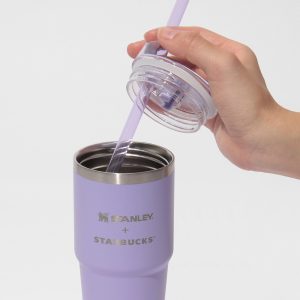 -         STARBUCKS SAKURA 2025 VASO DE ACERO INOXIDABLE 3WAY STANLEY PÚRPURA 414ML + LUCKY BAG - Imagen 4