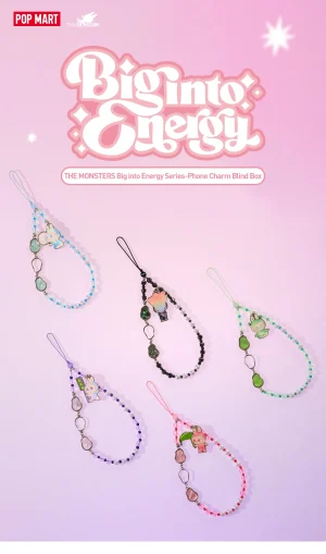 -               POP MART LABUBU BIG INTO ENERGY STRAP CELULAR - Imagen 2