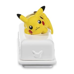 THEVOLTAGE.CL LÍNEA HOGAR PIKACHU MANTEQUILLERA CERÁMICA