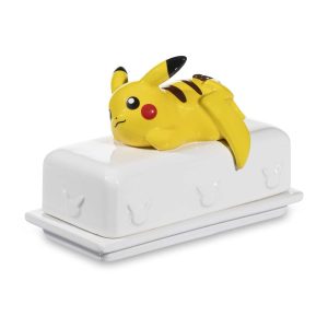 THEVOLTAGE.CL LÍNEA HOGAR PIKACHU MANTEQUILLERA CERÁMICA