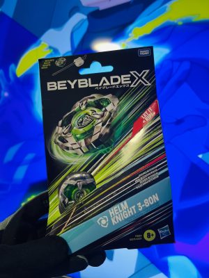 -  BEYBLADE X TAKARA TOMY CON LANZADOR HELM KNIGHT 3-80N