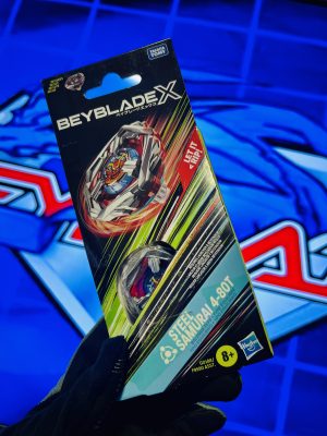 -  BEYBLADE X TAKARA TOMY UNITARIO STEEL SAMURAI 4-80T