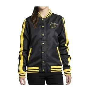 THEVOLTAGE.CL POKEMON CENTER VESTUARIO CHAQUETA BOMBER PIKACHU TALLA L