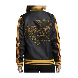 THEVOLTAGE.CL POKEMON CENTER VESTUARIO CHAQUETA BOMBER CHARIZARD TALLA XL