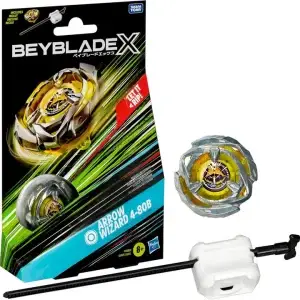 BEYBLADE X TAKARA TOMY CON LANZADOR ARROW WIZARD 4-80B