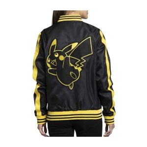 THEVOLTAGE.CL POKEMON CENTER VESTUARIO CHAQUETA BOMBER PIKACHU TALLA XL