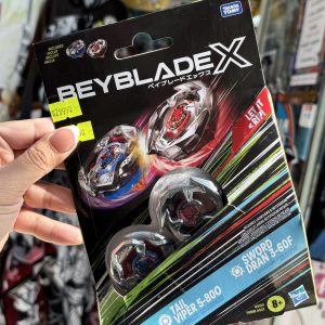 –  BEYBLADE X TAKARA TOMY DOBLE TAIL VIPER 5-800 & SWORD DRAN 3-60F