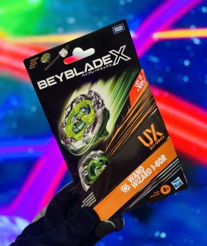 -  BEYBLADE X TAKARA TOMY UX WAND WIZARD 1-60R CON LANZADOR