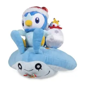 THEVOLTAGE.CL POKEMON CENTER NAVIDAD/HOLIDAY PLUSH PIPLUP & MANTYKE