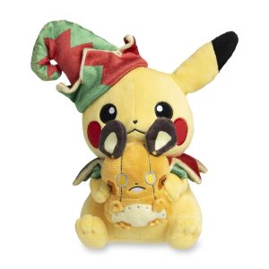 THEVOLTAGE.CL POKEMON CENTER POKEMON HOLIDAY PIKACHU PELUCHE