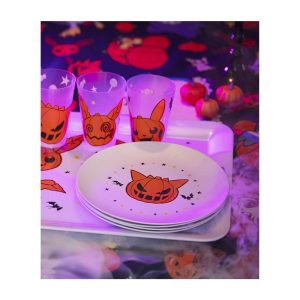 THEVOLTAGE.CL POKEMON CENTER HALLOWEEN SET PLATOS