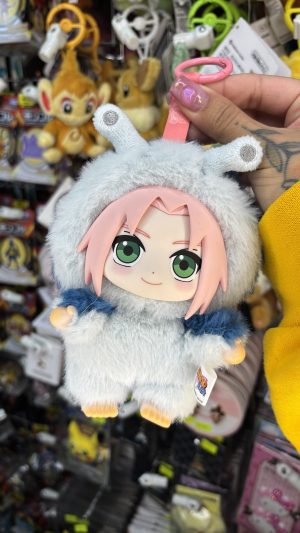 CYBER NARUTO OPEN BOX EAKI KEYCHAIN SAKURA