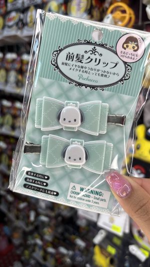 SANRIO CLIP CABELLO SET RIBBON POCHACCO