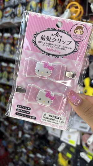 SANRIO CLIP CABELLO SET RIBBON HELLO KITTY