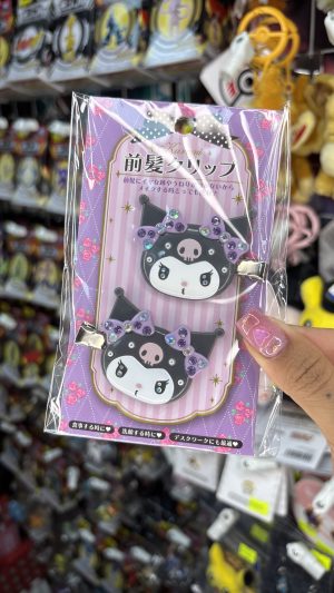 SANRIO CLIP CABELLO CRISTALES KUROMI