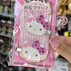SANRIO CLIP CABELLO CRISTALES HELLO KITTY PINK