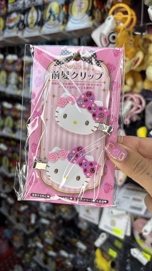 SANRIO CLIP CABELLO CRISTALES HELLO KITTY PINK
