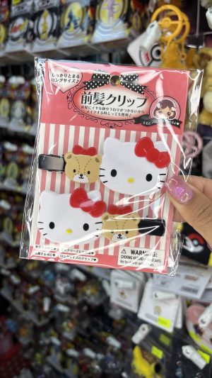 SANRIO CLIP CABELLO SET CABEZA DOBLE HELLO KITTY