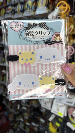 SANRIO CLIP CABELLO SET CABEZA DOBLE CINNAMOROLL