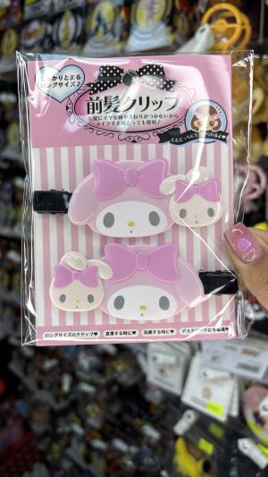 SANRIO CLIP CABELLO SET CABEZA DOBLE MY MELODY