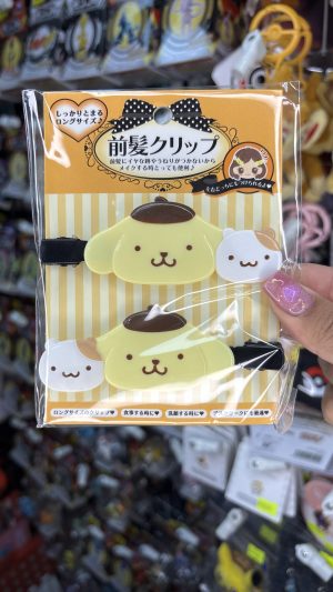 SANRIO CLIP CABELLO SET CABEZA DOBLE POMPOMPURIN