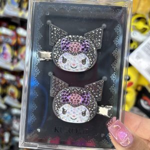 SANRIO CLIP CABELLO FULL CRISTALES KUROMI