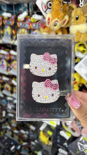 SANRIO CLIP CABELLO FULL CRISTALES HELLO KITTY PINK