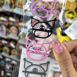 SANRIO CLIP CABELLO SET X4 KUROMI