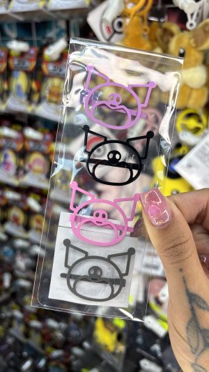 SANRIO CLIP CABELLO SET X4 KUROMI