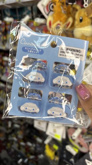 SANRIO CLIP CABELLO SET MINI X4 CINNAMOROLL