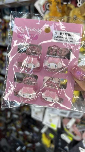 SANRIO CLIP CABELLO SET MINI X4 MY MELODY