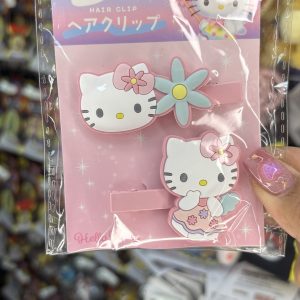 SANRIO CLIP CABELLO SET SILICONA HELLO KITTY