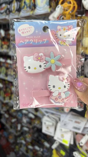 SANRIO CLIP CABELLO SET SILICONA HELLO KITTY
