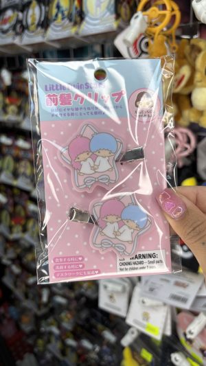 SANRIO CLIP CABELLO SET PLANO LITTLE TWIN STARS
