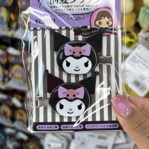 SANRIO CLIP CABELLO SET CABEZA KUROMI