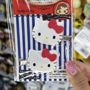 SANRIO CLIP CABELLO SET CABEZA HELLO KITTY RED
