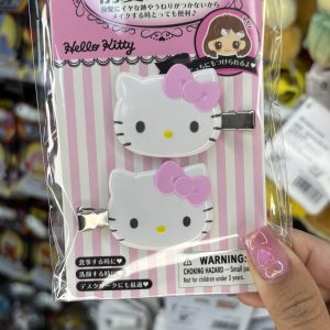 SANRIO CLIP CABELLO SET CABEZA HELLO KITTY PINK
