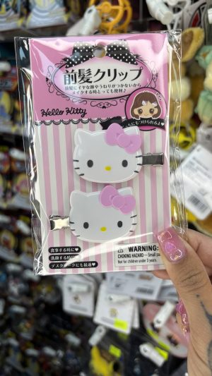 SANRIO CLIP CABELLO SET CABEZA HELLO KITTY PINK