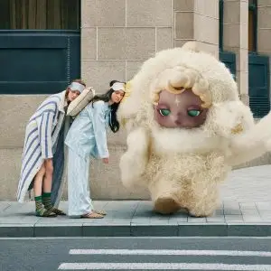 POP MART OPEN BOX SKULLPANDA YOU FOUND ME LLAVERO “SANDMAN”