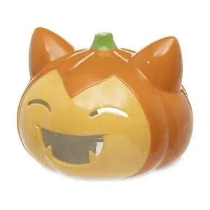 THEVOLTAGE.CL POKEMON CENTER HALLOWEEN LINEA HOGAR  PORTA VELA CERAMICA SNORLAX CALABAZA