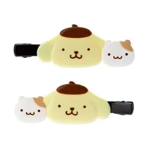 SANRIO CLIP CABELLO SET CABEZA DOBLE POMPOMPURIN