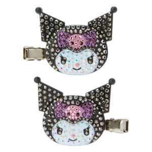 SANRIO CLIP CABELLO FULL CRISTALES KUROMI