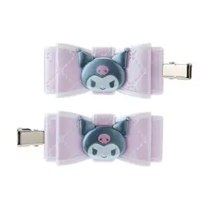 SANRIO CLIP CABELLO SET RIBBON KUROMI